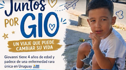 Giovanni, el único uruguayo con síndrome de WAGR, recauda fondos para viajar a Estados Unidos y tratarse
