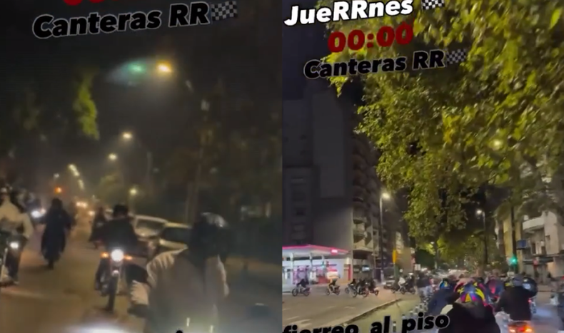 Convocatoria de motociclistas en la rambla derivó en intervención policial y refuerzo de controles