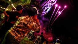 Festival de fuegos artificiales para personas con autismo.