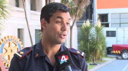 El vocero de Bomberos, Pablo Benítez.