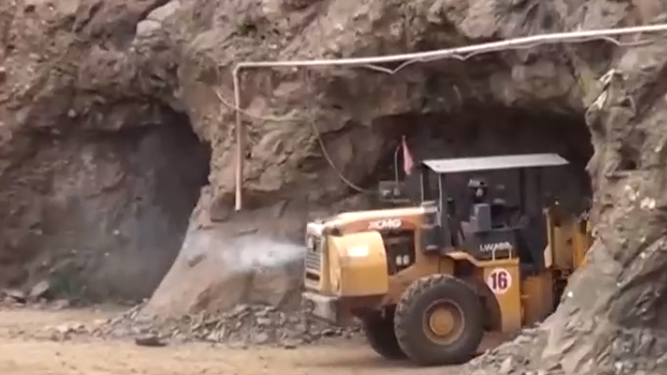 Cantera de piedras preciosas en Artigas.