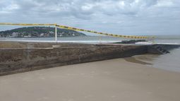 Maldonado pide acciones por situación de la playa de Piriápolis