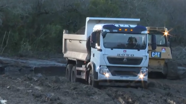 Represa Campanario sobre el río San José.