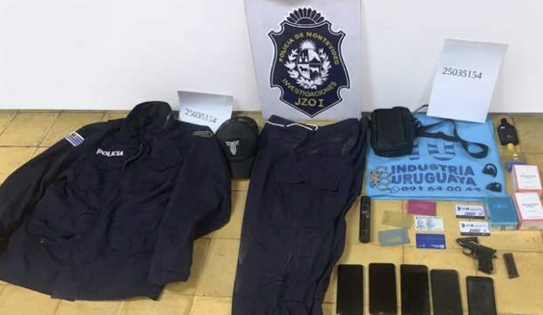 Se hizo pasar por policía para robar una farmacia y fue detenido con un arma requerida
