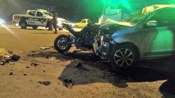 Joven motociclista murió tras impactante siniestro de tránsito
