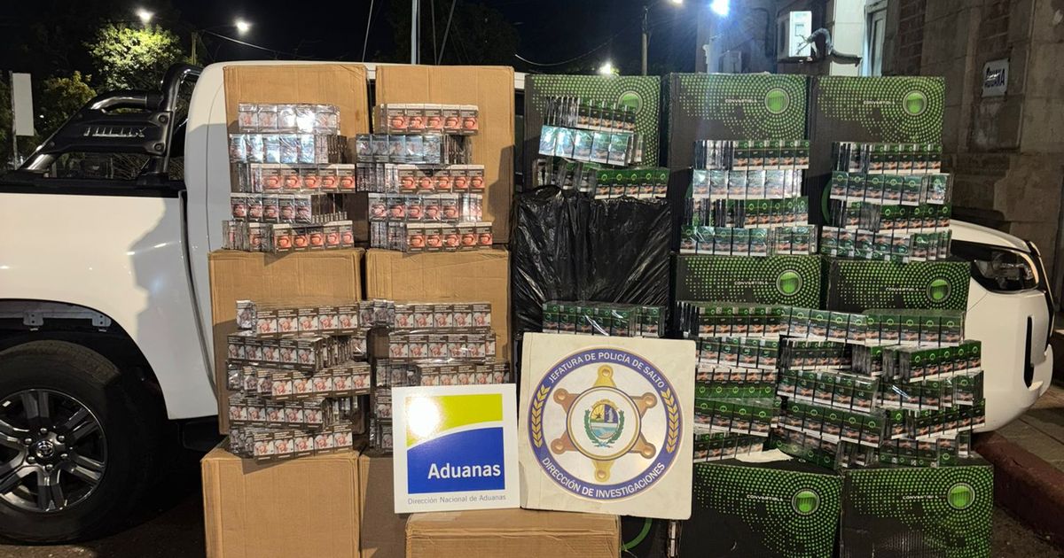 Procedimientos realizados por Aduanas permitieron incautar más de 360.000 cigarrillos, ropa y calzado
