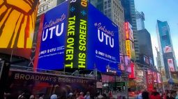 La UTU volvió a Times Square: video promocional del centro educativo fue emitido en el corazón de Nueva York