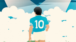 El Nápoles recordó a Maradona a tres años de su muerte