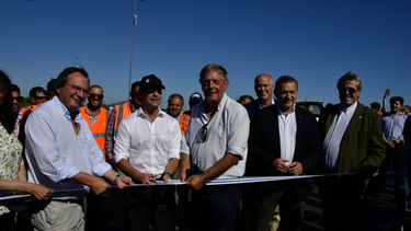 Presidente Lacalle Pou inauguró obras viales y de UTE en Maldonado
