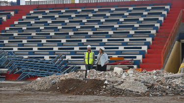 Avanzan obras en el estadio cerrado 8 de Junio de Paysandú.