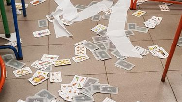 Vandalismo: así amaneció una escuela de Colón