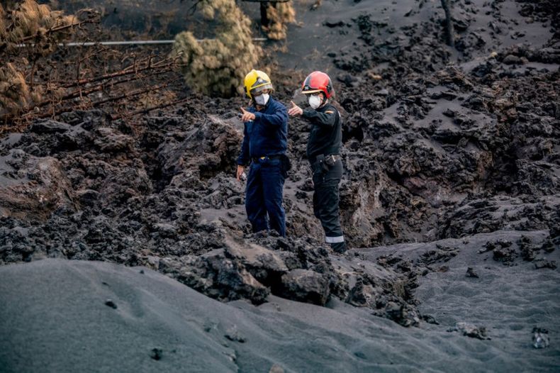 Hallado un cuerpo sin vida en el área de exclusión de La Palma