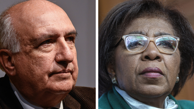 Fuerte cruce entre Gloria Rodríguez y Guillermo Domenech.