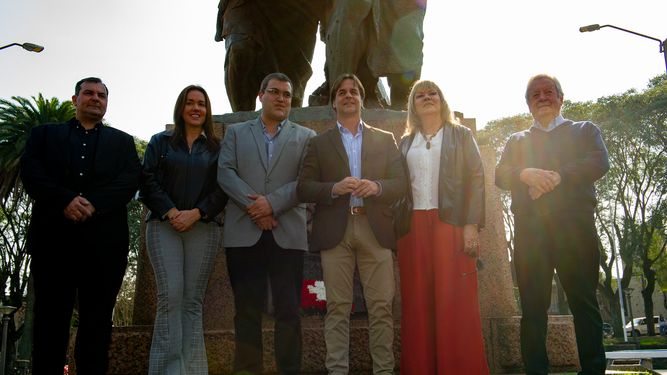 Lacalle Pou participó en Fiesta Suiza en Nueva Helvecia.
