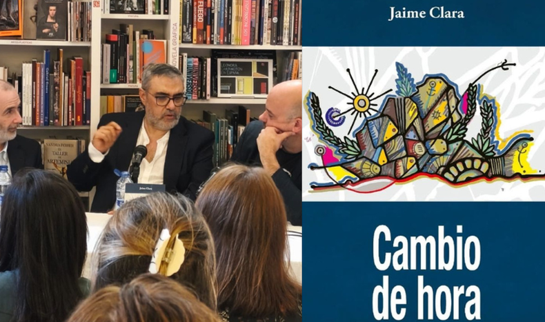 Jaime Clara presenta su libro "Cambio de hora" en España: "Estoy soñando despierto"