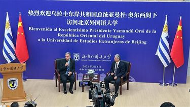 El mensaje que dejó Yamandú Orsi en su visita a una universidad en China