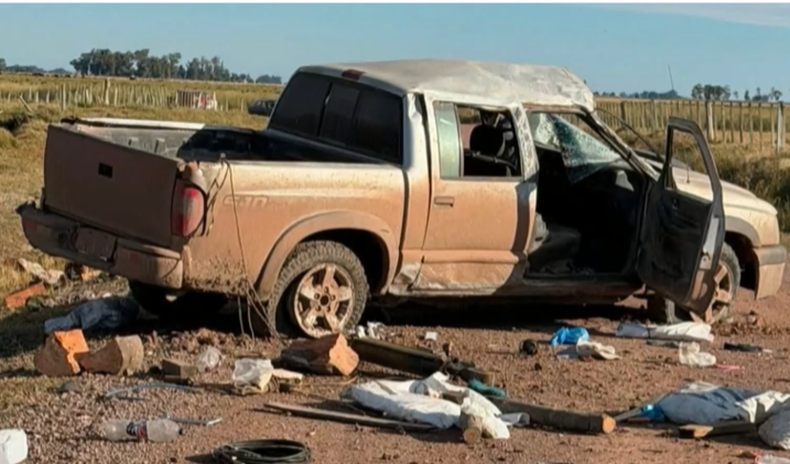 Murió un hombre de 70 años tras volcar la camioneta que conducía en Rocha