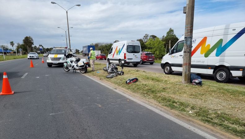 Un motociclista de 30 años falleció tras despistar en Ruta 8