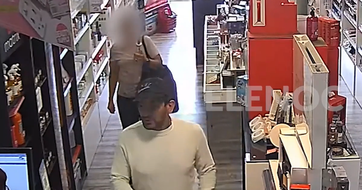 A punta de cuchillo robó un comercio en el Paso Molino y todo quedó grabado