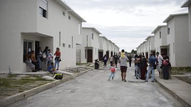 Familias del Programa de Vivienda Sindical se movilizan este jueves.