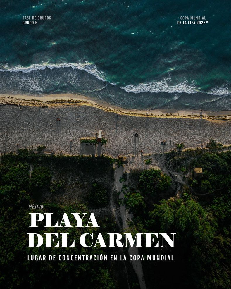 Confirmado: la selección de Uruguay concentrará en Playa del Carmen durante el Mundial 2026