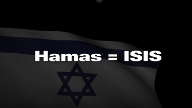 campana impactante y viral de israel compara a hamas con estado islamico