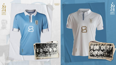 Nuevas camisetas selección uruguaya