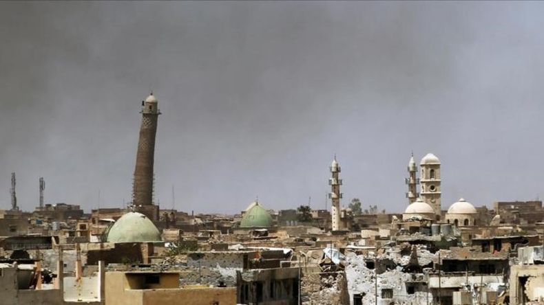 EI destruyó mezquita de Mosul donde proclamó el califato