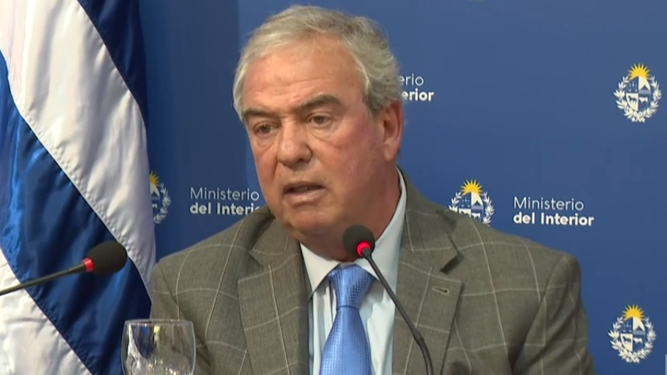 El ministro del Interior, Luis Alberto Heber.