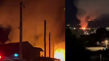Incendio en Rivera.