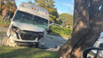 Camioneta que trasladaba adolescentes chocó con un auto en Avenida Italia; uno resultó con politraumatismo Camioneta que trasladaba adolescentes chocó con un auto en Avenida Italia; uno resultó con politraumatismo