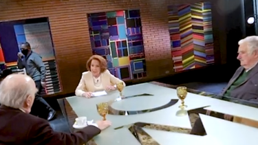  En 2020, la histórica referente de la televisión entrevistó a Sanguinetti, Mujica y Lacalle Herrera en Los especiales de Cristina Morán.