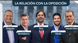 Yamandú Orsi y la oposición.