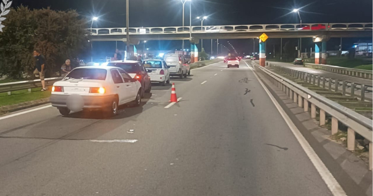 Choque múltiple en ruta Interbalnearia a la altura de Atlántida dejó dos mujeres lesionadas