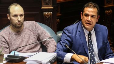 Sebastián Sabini y Sebastián da Silva se cruzaron en el Senado