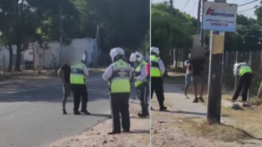 Inspectores de Tránsito de Canelones fueron agredidos y lesionados con un destornillador.