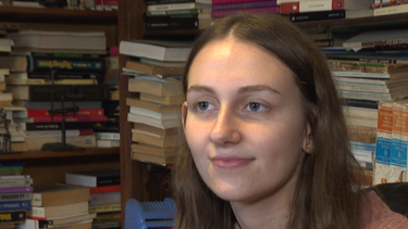 Lucía Fuentes, de 17 años, ganadora del concurso de videos Descubramos a las científicas latinoamericanas.