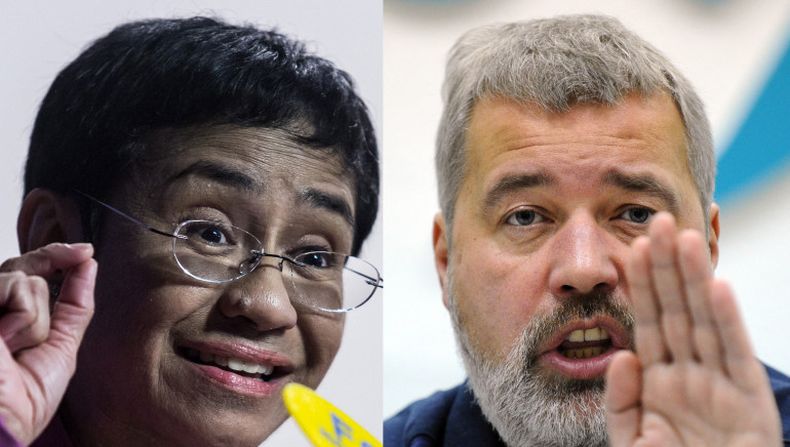 Los periodistas Maria Ressa y Dimitri Muratov ganan el Nobel de la Paz
