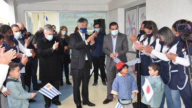 Embajador de Japón inauguró ampliación de CAIF en Melo