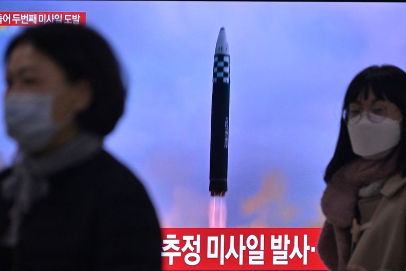 EEUU condena enérgicamente lanzamiento de misil norcoreano.