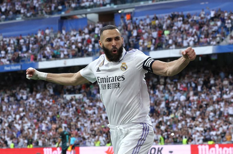 Benzema se convirtió en el cuarto máximo goleador de LaLiga.