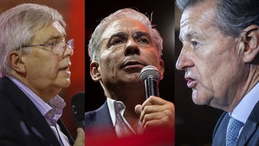 Tabaré Viera, Robert Silva y Gabriel Gurmendez