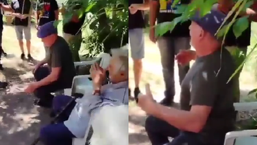 Un sábado con música: Mujica recibió la visita del grupo 4 en Línea en su chacra