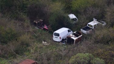 Helicóptero de la Policía ubicó dos vehículos robados