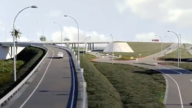 MTOP mostró cómo será el nuevo ingreso a ciudad de Canelones.