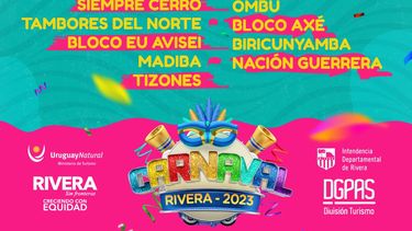 Carnaval de Rivera: del 19 al 23 de febrero llega el tablado móvil