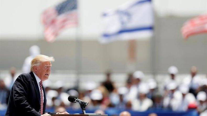 Trump llegó a Israel y arremetió contra Irán
