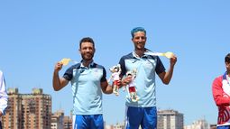 Felipe Klüver y Bruno Cetraro consiguieron una nueva medalla de oro para Uruguay en los Juegos Odesur.