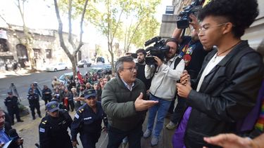 El director de Convivencia Ciudadana del Ministerio del Interior, Santiago González, concurrió al IAVA.