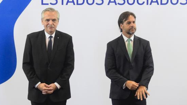 El presidente argentino, Alberto Fernández, cuestionó la postura del Uruguay respecto a la apertura de mercados fuera del Mercosur.